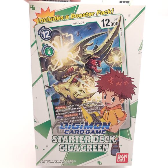 Digimon Card Game Giga Green Starter Deck 2021 - Picture 7 of 8